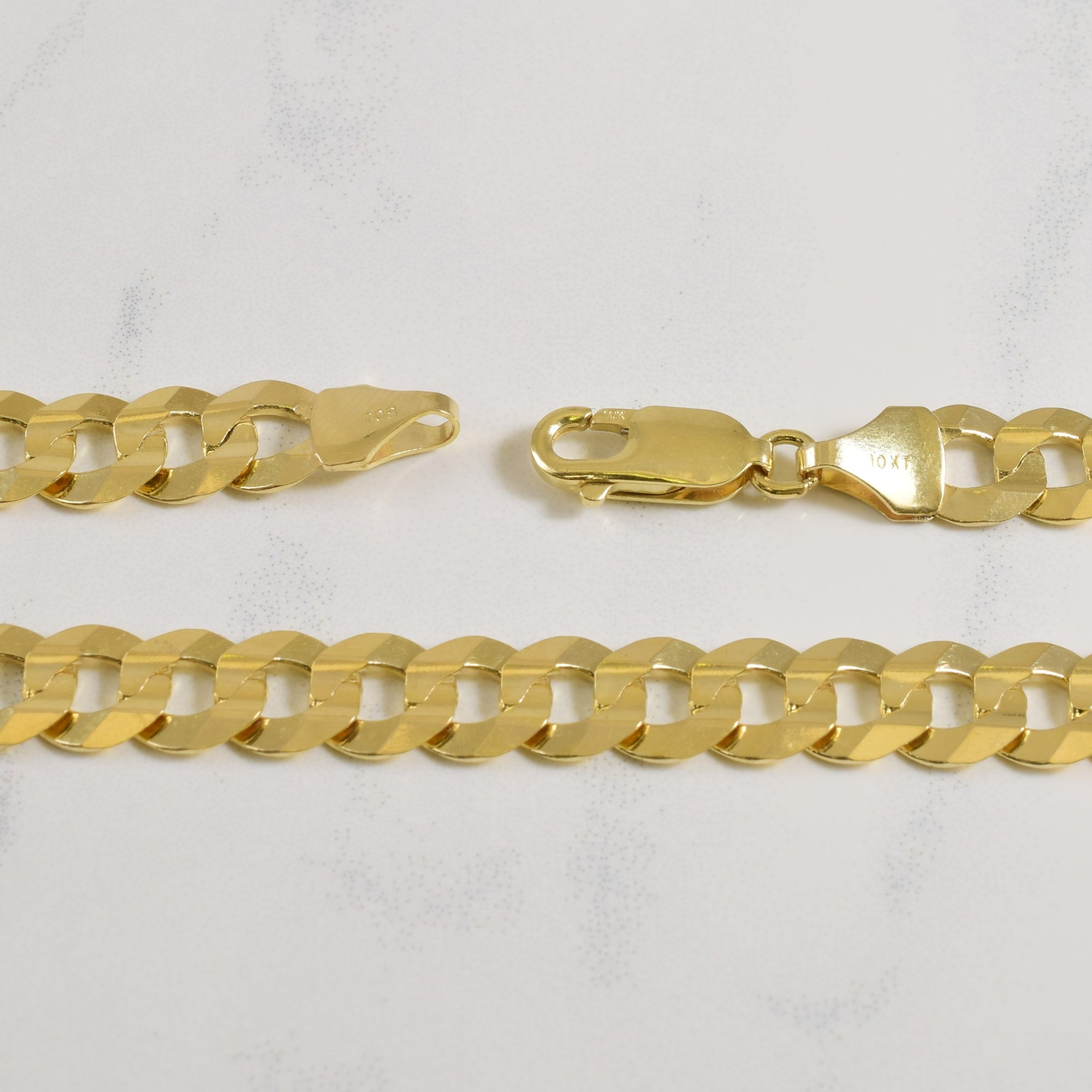 10k Yellow Gold Cuban Chain | 26