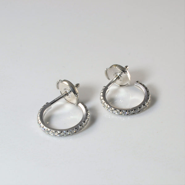 Tiffany & Co.' Metro Diamond Hoop Earrings | 0.38ctw |
