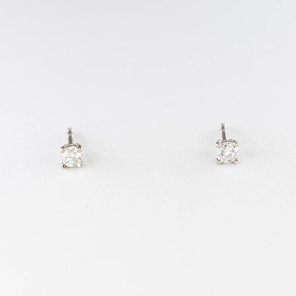 100 Ways White Gold Diamond Small Studs | 1/8 ctw |